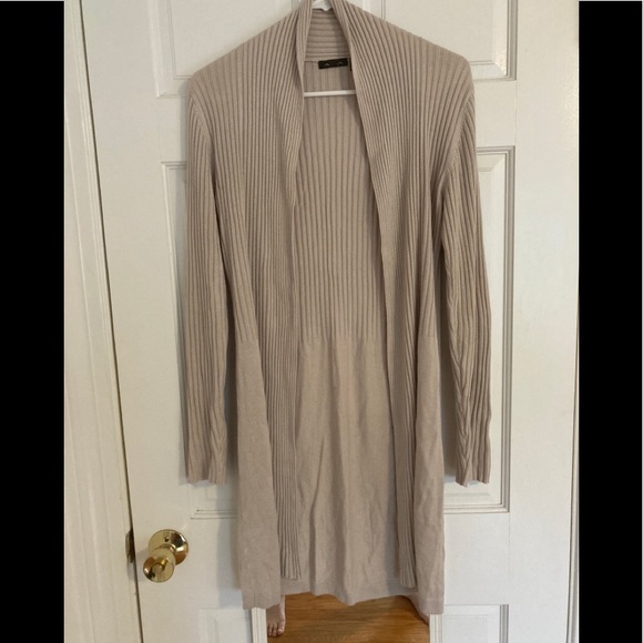 Ava & Viv Sweaters - Ava & Viv Viscose Beige Cardigan